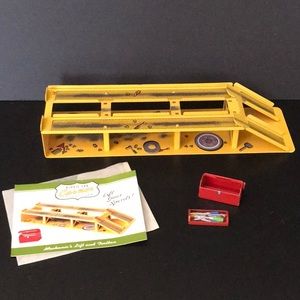 1997 Hallmark Kiddie Car Corner Collection Mechanic's Lift & Toolbox